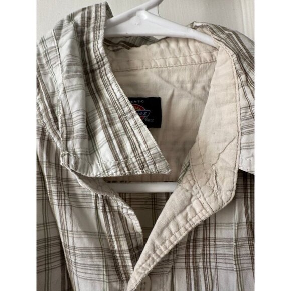 Dickies men’s size large short sleeve button-down shirt - Picture 5 of 8